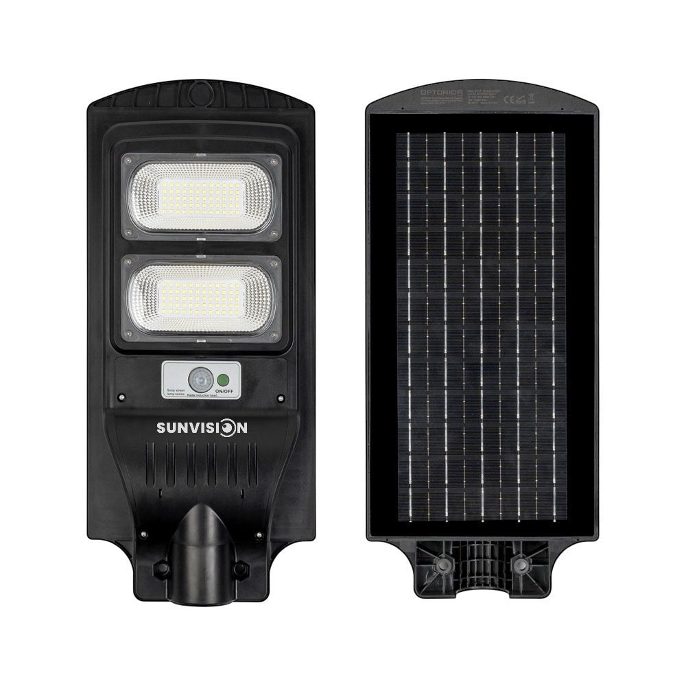 Мощна Двойна Соларна лампа за външен монтаж COB LED 900W