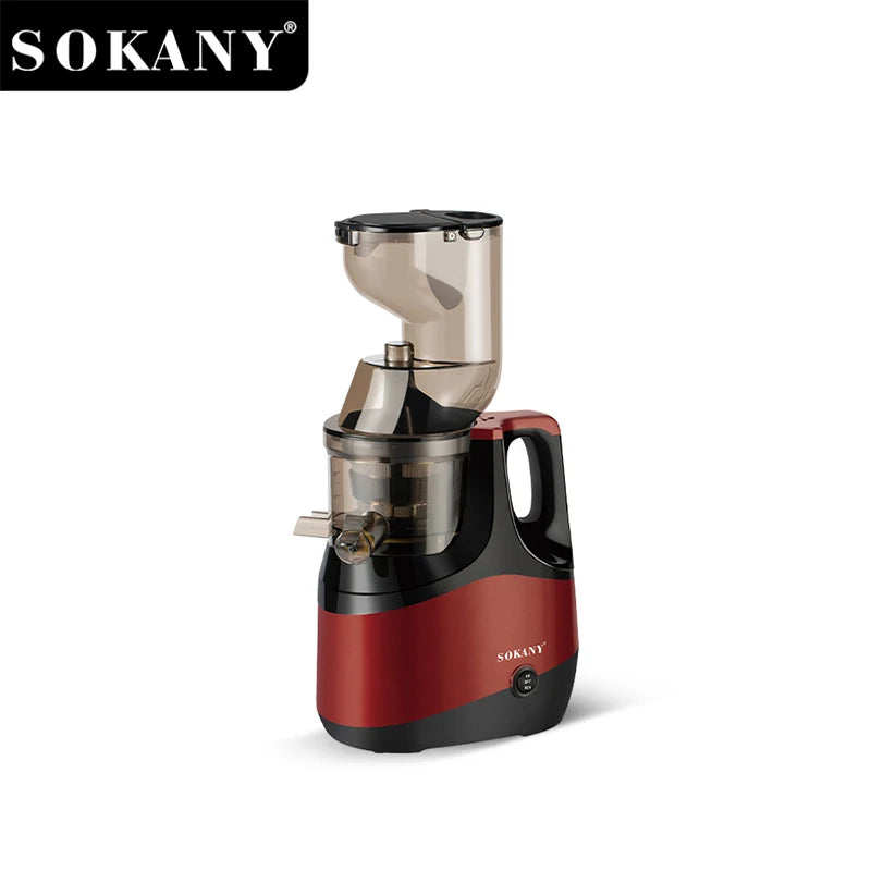 Професионална бавна сокоизстисквачка за студено пресоване Sokany SK-01005, 800W
