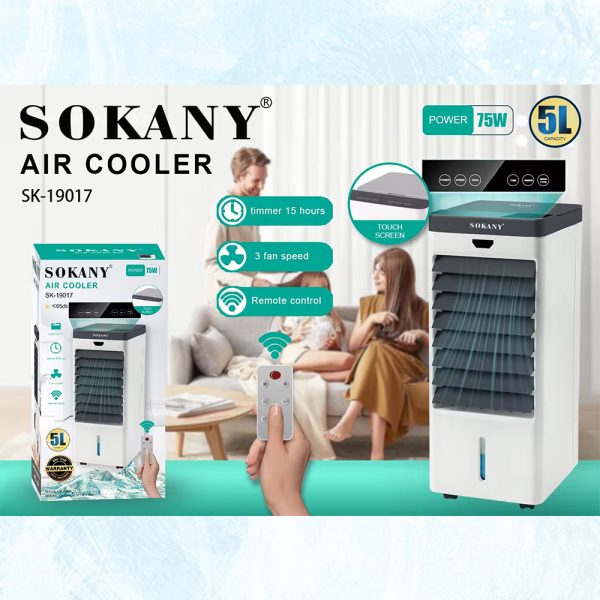 Мобилен въздушен охладител 5л  SOKANY SK-19017