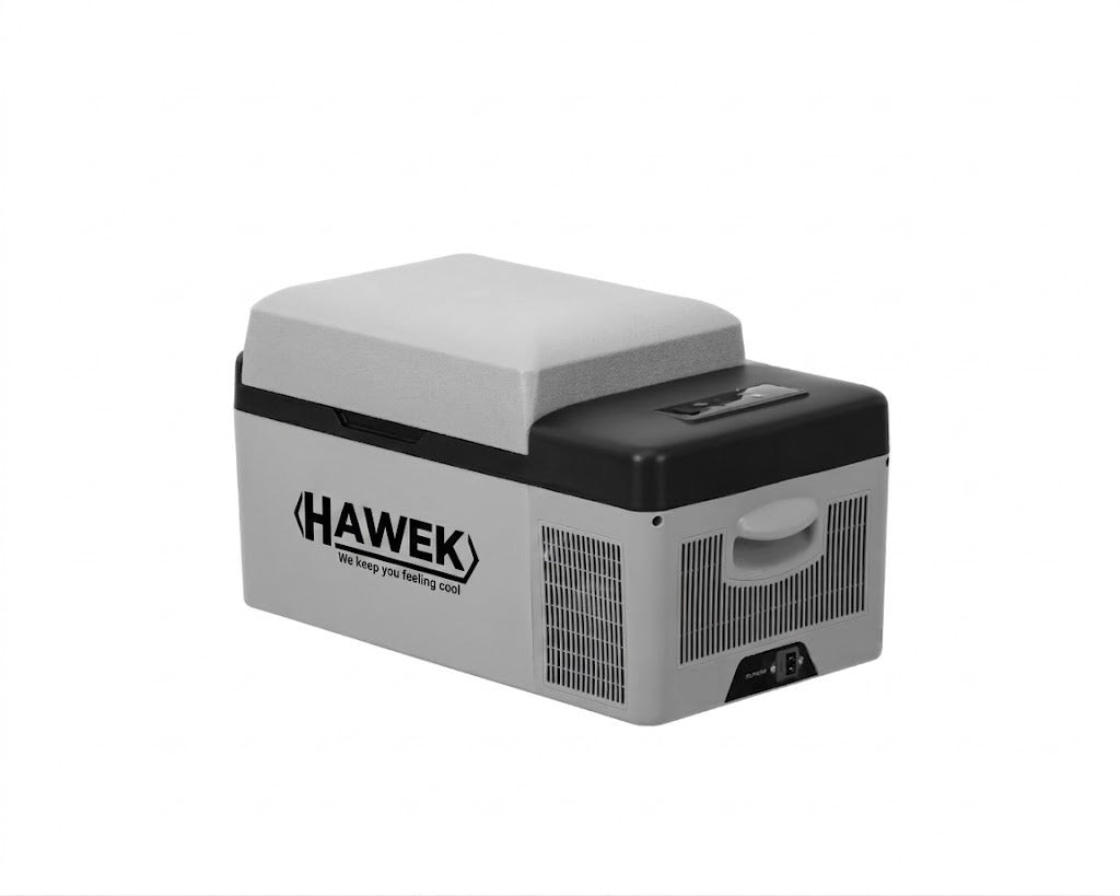 Портативен компресорен хладилник HAWEK 20L – 12V / 24V / 220V | Охлаждане и замразяване навсякъде , модел: С20